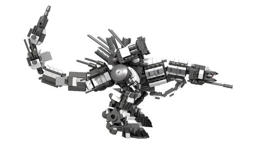 今日moc推薦 鳥叔的原創(chuàng)作品 異星的機械獸 拉格納